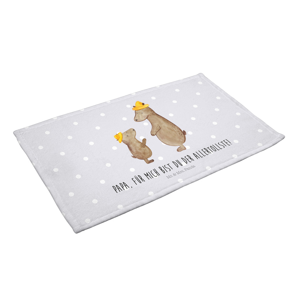 Gäste Handtuch Bären mit Hut Gästetuch, Reisehandtuch, Sport Handtuch, Frottier, Kinder Handtuch, Familie, Vatertag, Muttertag, Bruder, Schwester, Mama, Papa, Oma, Opa, Bär, Bären, Vater, Papi, Paps, Dad, Daddy, Lieblingsmensch, Sohn, Söhne, Kind, Kinder, Vater-Sohn, Family, Vorbild
