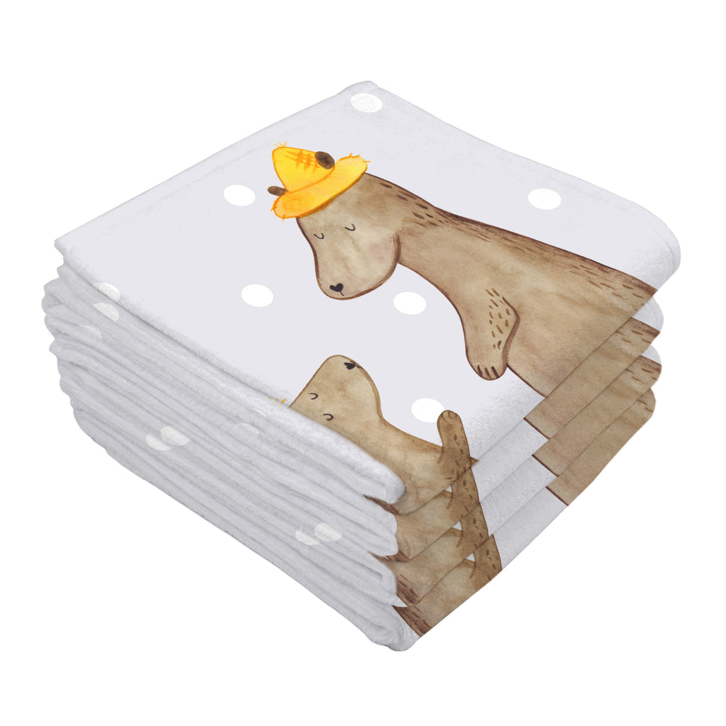 Gäste Handtuch Bären mit Hut Gästetuch, Reisehandtuch, Sport Handtuch, Frottier, Kinder Handtuch, Familie, Vatertag, Muttertag, Bruder, Schwester, Mama, Papa, Oma, Opa, Bär, Bären, Vater, Papi, Paps, Dad, Daddy, Lieblingsmensch, Sohn, Söhne, Kind, Kinder, Vater-Sohn, Family, Vorbild