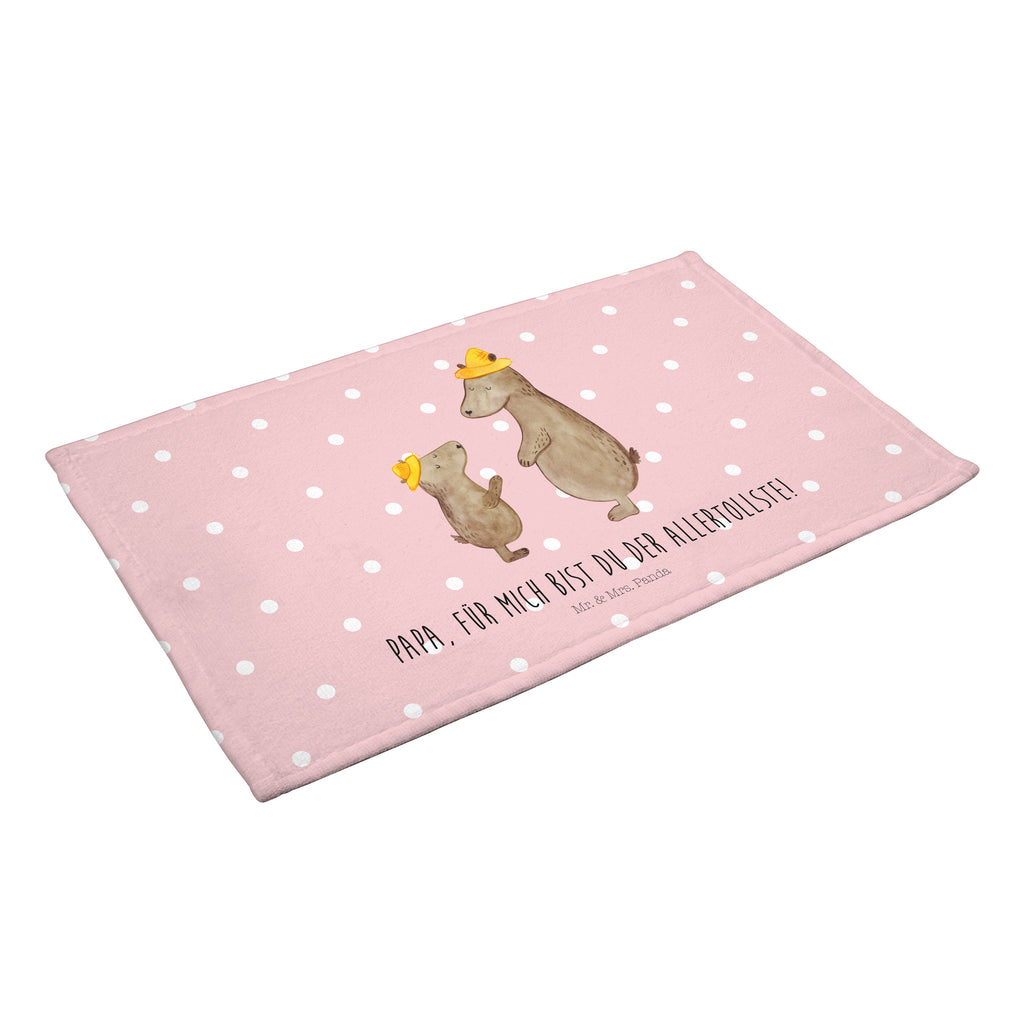 Gäste Handtuch Bären mit Hut Gästetuch, Reisehandtuch, Sport Handtuch, Frottier, Kinder Handtuch, Familie, Vatertag, Muttertag, Bruder, Schwester, Mama, Papa, Oma, Opa, Bär, Bären, Vater, Papi, Paps, Dad, Daddy, Lieblingsmensch, Sohn, Söhne, Kind, Kinder, Vater-Sohn, Family, Vorbild