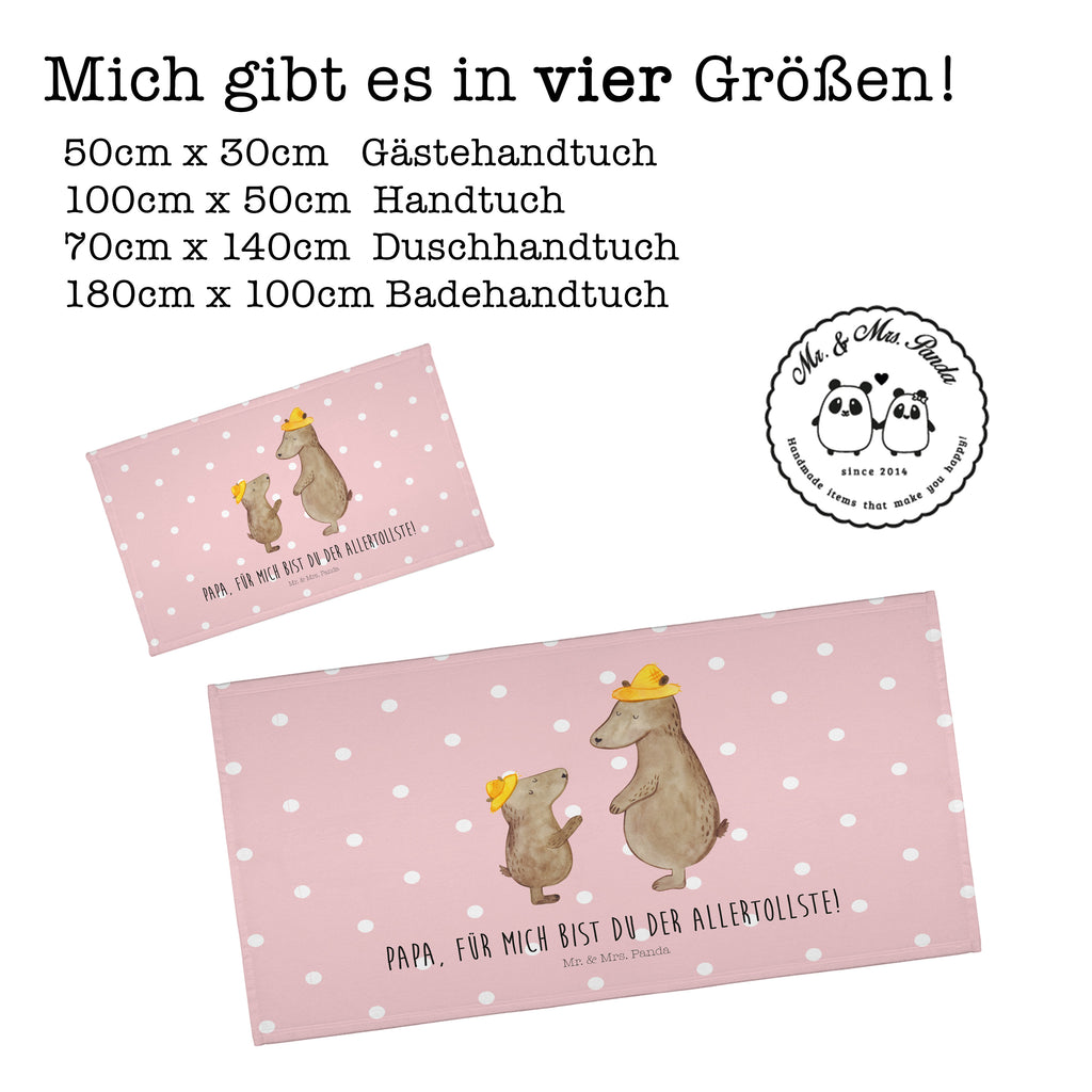 Gäste Handtuch Bären mit Hut Gästetuch, Reisehandtuch, Sport Handtuch, Frottier, Kinder Handtuch, Familie, Vatertag, Muttertag, Bruder, Schwester, Mama, Papa, Oma, Opa, Bär, Bären, Vater, Papi, Paps, Dad, Daddy, Lieblingsmensch, Sohn, Söhne, Kind, Kinder, Vater-Sohn, Family, Vorbild