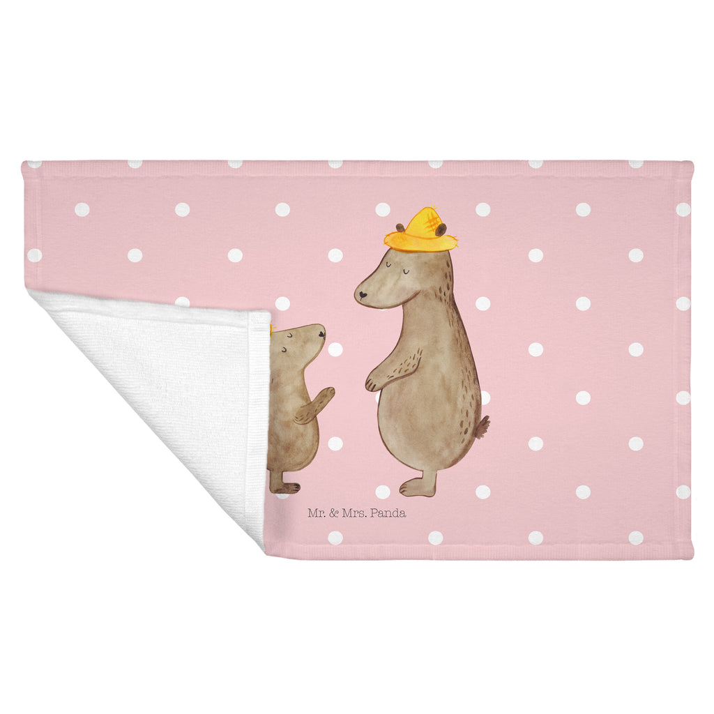 Gäste Handtuch Bären mit Hut Gästetuch, Reisehandtuch, Sport Handtuch, Frottier, Kinder Handtuch, Familie, Vatertag, Muttertag, Bruder, Schwester, Mama, Papa, Oma, Opa, Bär, Bären, Vater, Papi, Paps, Dad, Daddy, Lieblingsmensch, Sohn, Söhne, Kind, Kinder, Vater-Sohn, Family, Vorbild