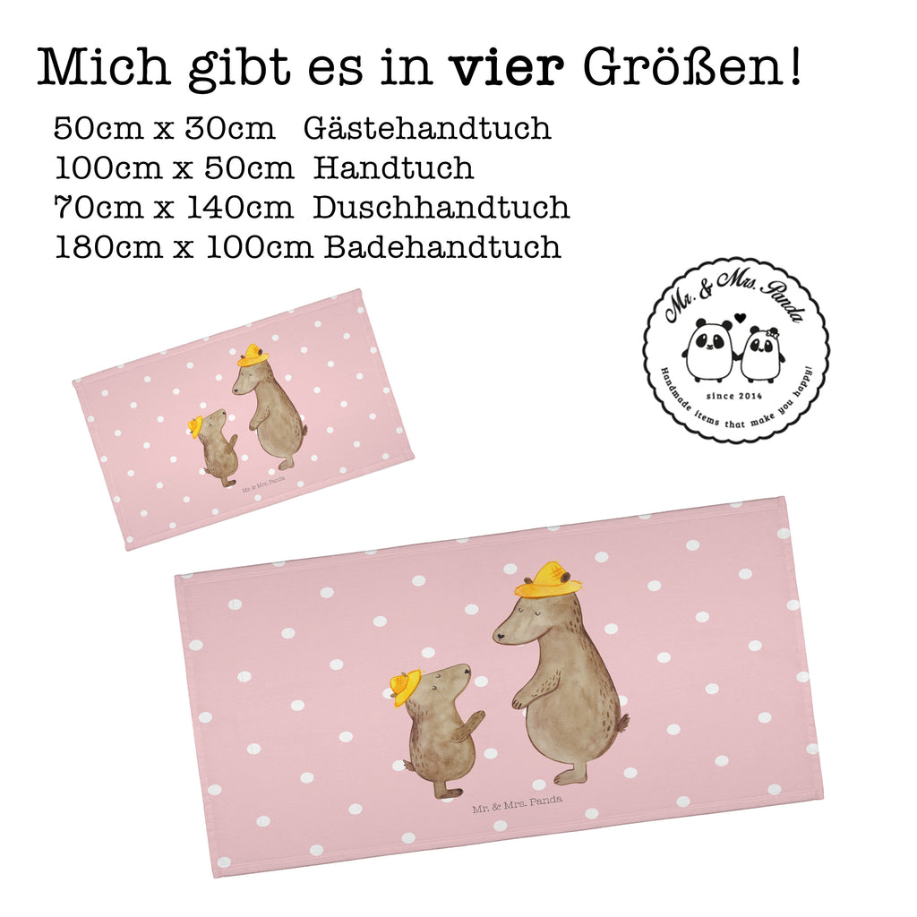Gäste Handtuch Bären mit Hut Gästetuch, Reisehandtuch, Sport Handtuch, Frottier, Kinder Handtuch, Familie, Vatertag, Muttertag, Bruder, Schwester, Mama, Papa, Oma, Opa, Bär, Bären, Vater, Papi, Paps, Dad, Daddy, Lieblingsmensch, Sohn, Söhne, Kind, Kinder, Vater-Sohn, Family, Vorbild