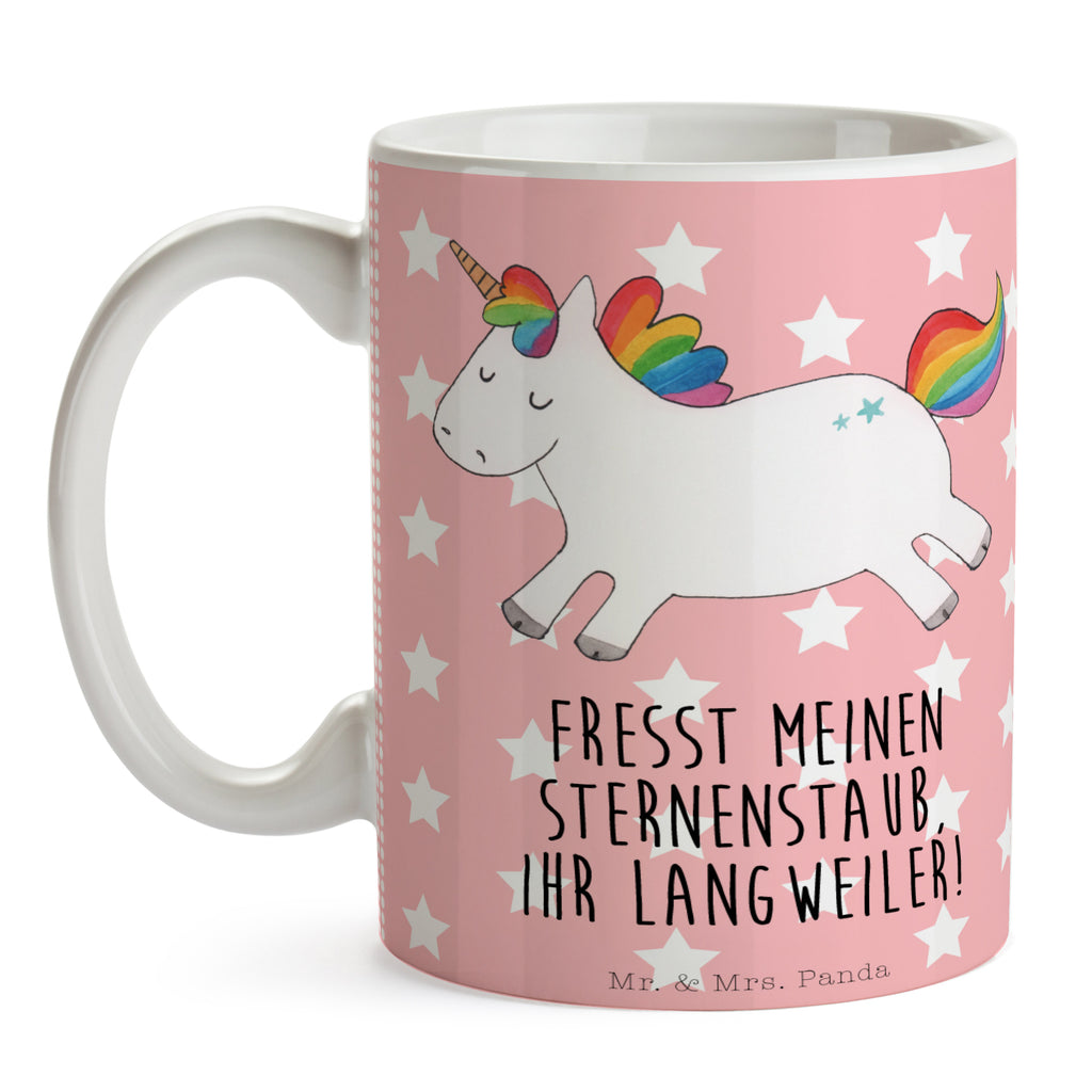 Tasse Einhorn Happy Einhorn, Einhörner, Unicorn, glücklich, fröhlich, Spaß, Freude, Lebensfreude, witzig, spannend, Lächeln, Lachen Becher, Kaffeetasse, Kaffeebecher, Tee, Frühstück, Büro  Einhorn, Einhörner, Einhorn Deko, Pegasus, Unicorn