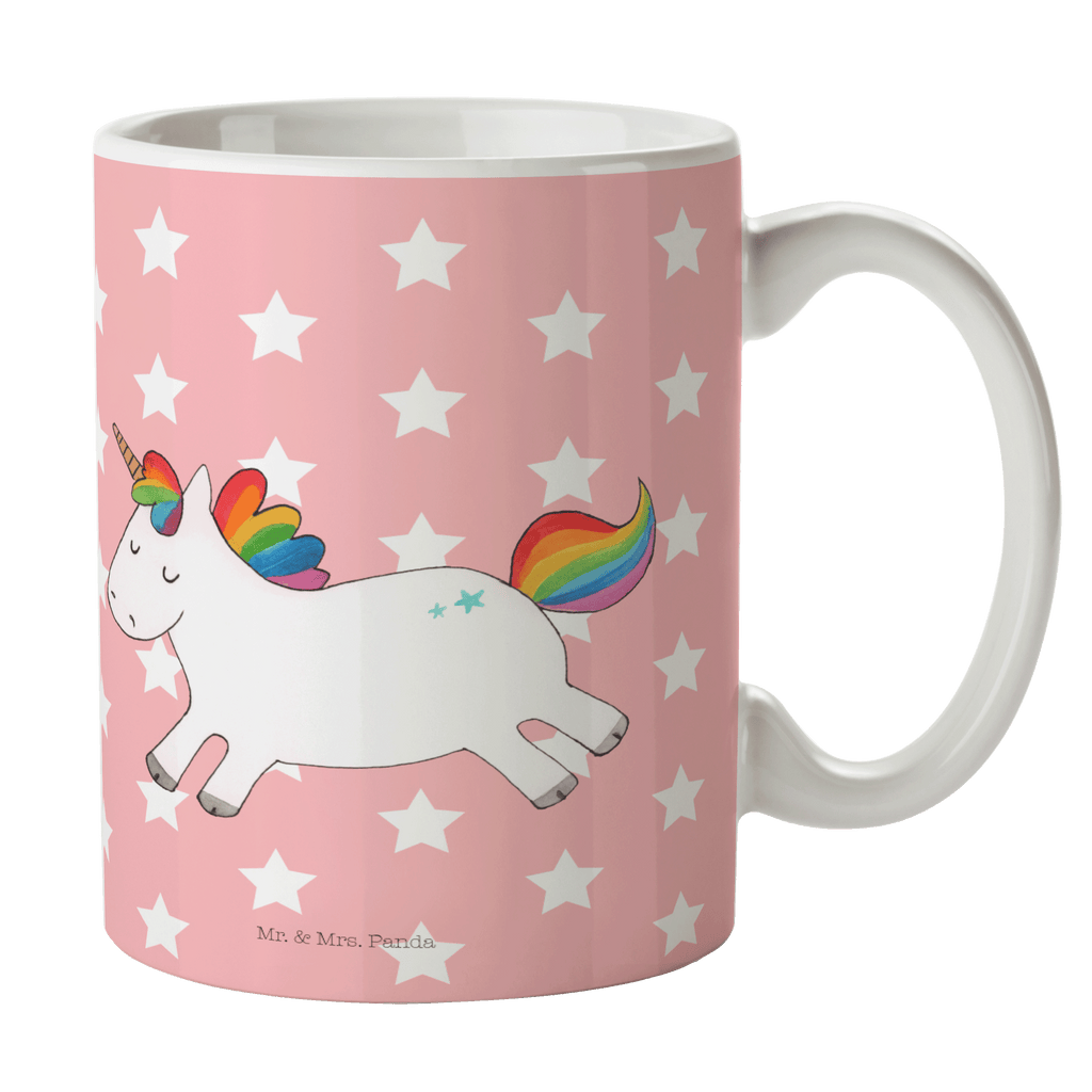 Tasse Einhorn Happy Einhorn, Einhörner, Unicorn, glücklich, fröhlich, Spaß, Freude, Lebensfreude, witzig, spannend, Lächeln, Lachen Becher, Kaffeetasse, Kaffeebecher, Tee, Frühstück, Büro  Einhorn, Einhörner, Einhorn Deko, Pegasus, Unicorn