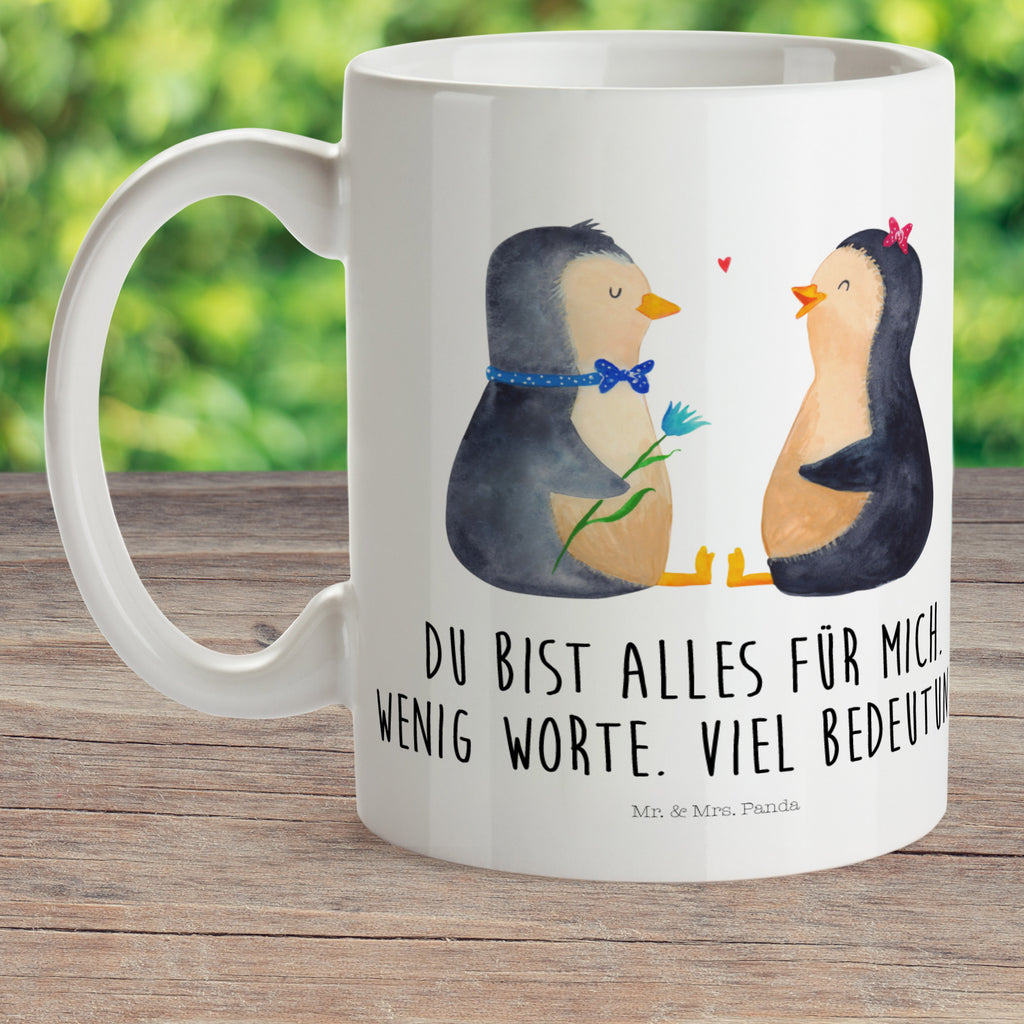 Kindertasse Pinguin Pärchen Kunststoff Tasse, Kindergarten, Tasse, Trinkbecher, Camping Becher, Kaffeetasse, Kunststoffbecher, Kindergartenbecher, Outdoorgeschirr, Kunststoffgeschirr, Reisebecher, Reisetasse, Kinderbecher, Pinguin, Pinguine, Liebe, Liebespaar, Liebesbeweis, Liebesgeschenk, Verlobung, Jahrestag, Hochzeitstag, Hochzeit, Hochzeitsgeschenk, große Liebe, Traumpaar
