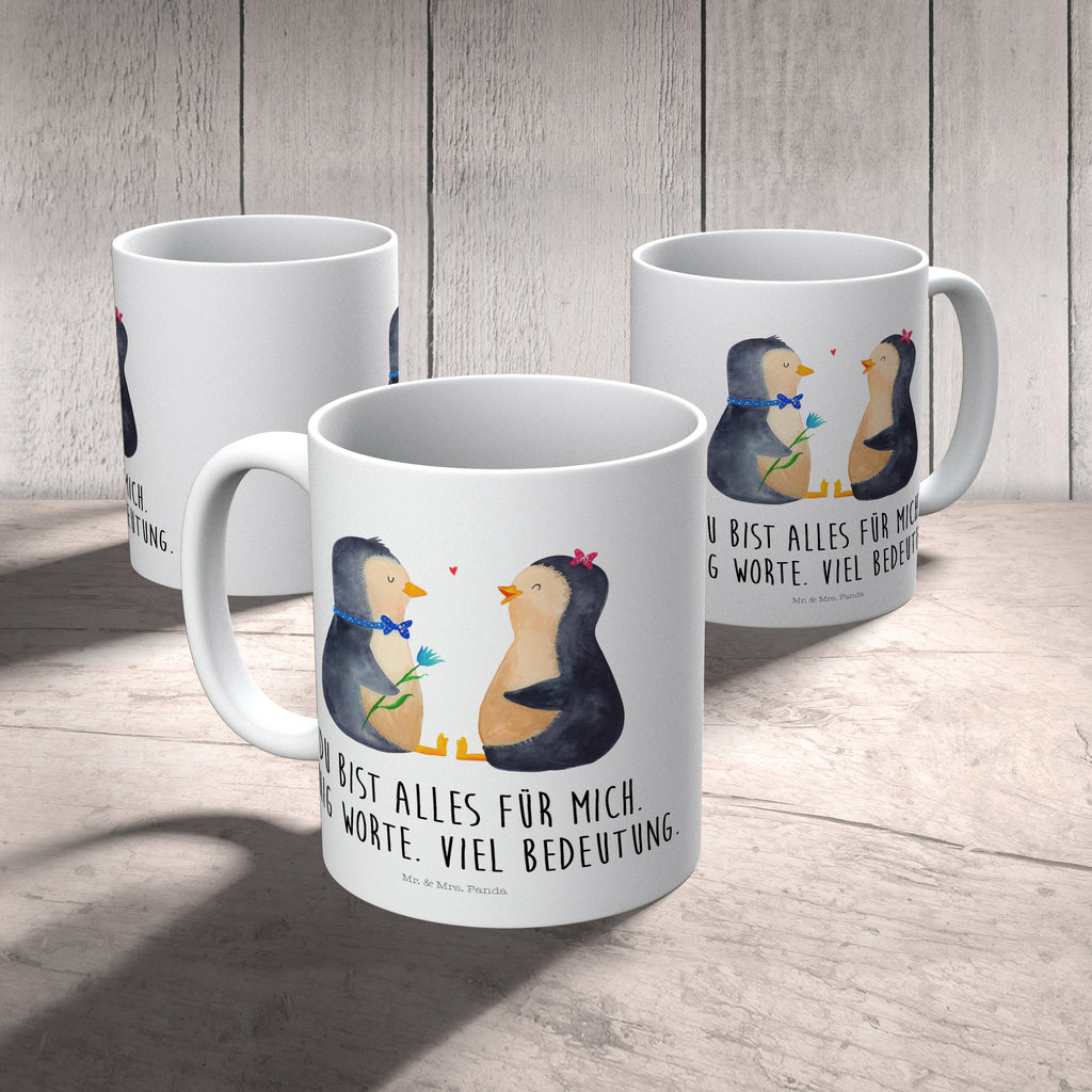 Kindertasse Pinguin Pärchen Kunststoff Tasse, Kindergarten, Tasse, Trinkbecher, Camping Becher, Kaffeetasse, Kunststoffbecher, Kindergartenbecher, Outdoorgeschirr, Kunststoffgeschirr, Reisebecher, Reisetasse, Kinderbecher, Pinguin, Pinguine, Liebe, Liebespaar, Liebesbeweis, Liebesgeschenk, Verlobung, Jahrestag, Hochzeitstag, Hochzeit, Hochzeitsgeschenk, große Liebe, Traumpaar