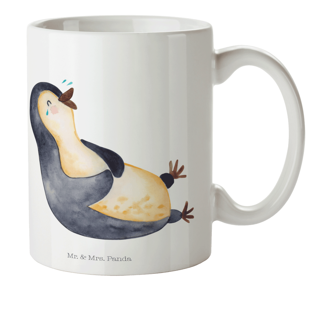 Kindertasse Pinguin lachend Kunststoff Tasse, Kindergarten, Tasse, Trinkbecher, Camping Becher, Kaffeetasse, Kunststoffbecher, Kindergartenbecher, Outdoorgeschirr, Kunststoffgeschirr, Reisebecher, Reisetasse, Kinderbecher, Pinguin, Pinguine, lustiger Spruch, Optimismus, Fröhlich, Lachen, Humor, Fröhlichkeit
