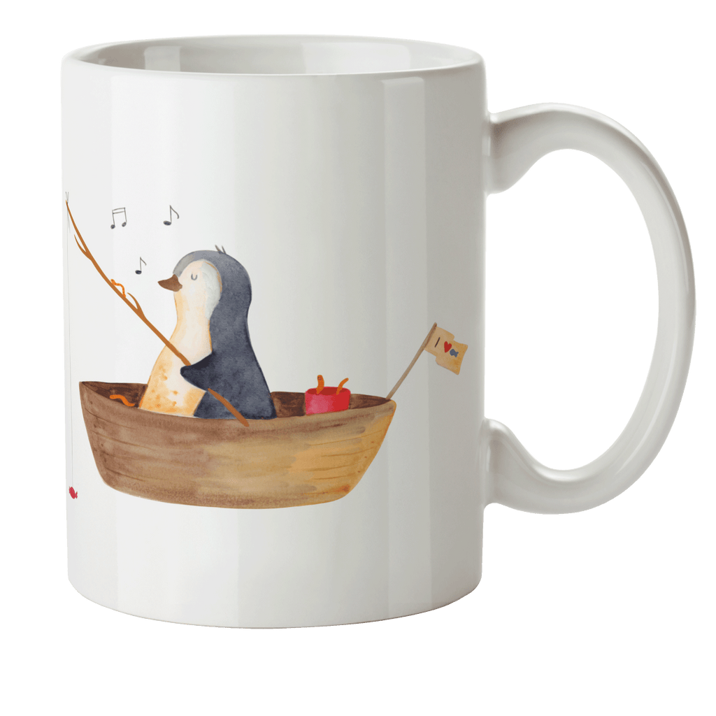 Kindertasse Pinguin Angelboot Kunststoff Tasse, Kindergarten, Tasse, Trinkbecher, Camping Becher, Kaffeetasse, Kunststoffbecher, Kindergartenbecher, Outdoorgeschirr, Kunststoffgeschirr, Reisebecher, Reisetasse, Kinderbecher, Pinguin, Pinguine, Angeln, Boot, Angelboot, Lebenslust, Leben, genießen, Motivation, Neustart, Neuanfang, Trennung, Scheidung, Geschenkidee Liebeskummer