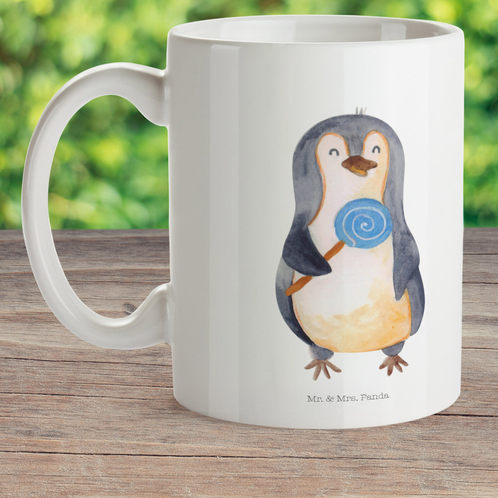 Kindertasse Pinguin Lolli Kunststoff Tasse, Kindergarten, Tasse, Trinkbecher, Camping Becher, Kaffeetasse, Kunststoffbecher, Kindergartenbecher, Outdoorgeschirr, Kunststoffgeschirr, Reisebecher, Reisetasse, Kinderbecher, Pinguin, Pinguine, Lolli, Süßigkeiten, Blödsinn, Spruch, Rebell, Gauner, Ganove, Rabauke