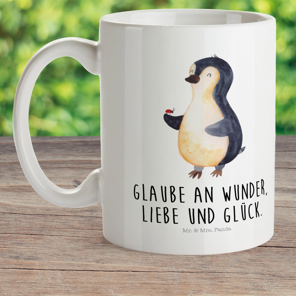 Kindertasse Pinguin Marienkäfer Kunststoff Tasse, Kindergarten, Tasse, Trinkbecher, Camping Becher, Kaffeetasse, Kunststoffbecher, Kindergartenbecher, Outdoorgeschirr, Kunststoffgeschirr, Reisebecher, Reisetasse, Kinderbecher, Pinguin, Pinguine, Marienkäfer, Liebe, Wunder, Glück, Freude, Lebensfreude