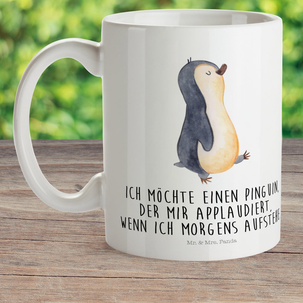 Kindertasse Pinguin marschierend Kunststoff Tasse, Kindergarten, Tasse, Trinkbecher, Camping Becher, Kaffeetasse, Kunststoffbecher, Kindergartenbecher, Outdoorgeschirr, Kunststoffgeschirr, Reisebecher, Reisetasse, Kinderbecher, Pinguin, Pinguine, Frühaufsteher, Langschläfer, Bruder, Schwester, Familie