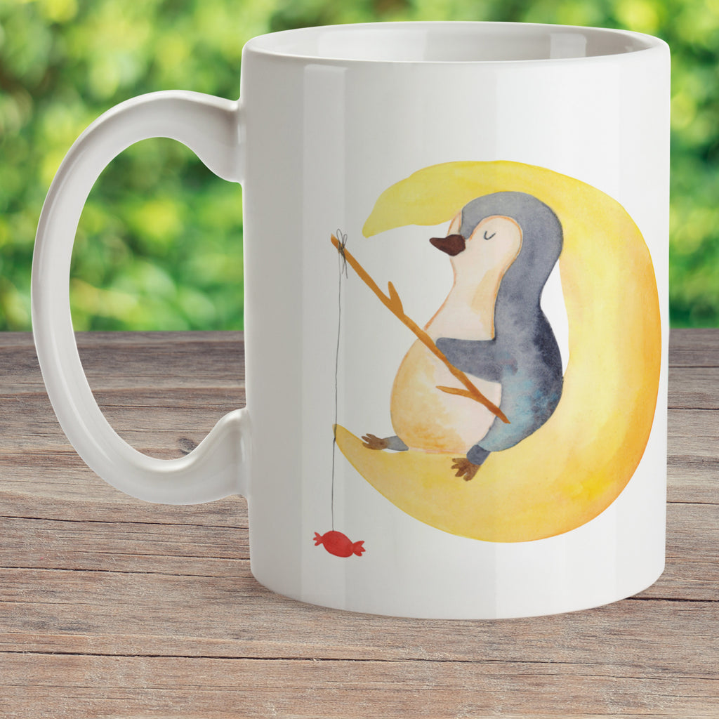 Kindertasse Pinguin Mond Kunststoff Tasse, Kindergarten, Tasse, Trinkbecher, Camping Becher, Kaffeetasse, Kunststoffbecher, Kindergartenbecher, Outdoorgeschirr, Kunststoffgeschirr, Reisebecher, Reisetasse, Kinderbecher, Pinguin, Pinguine, Spruch, schlafen, Nachtruhe, Einschlafen, Schlafzimmer, Schlafstörungen, Gästezimmer