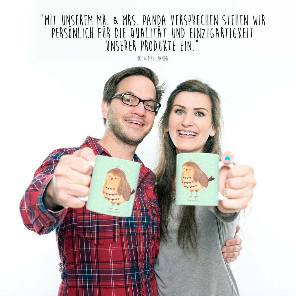 Tasse Eule Zufrieden Eule Spruch, Eule deko, Owl, Liebe Spruch, Romantisch, Wortspiel lustig, Spruch schön, Geschenk Hochzeitstag Becher, Kaffeetasse, Kaffeebecher, Tee, Frühstück, Büro  Eule