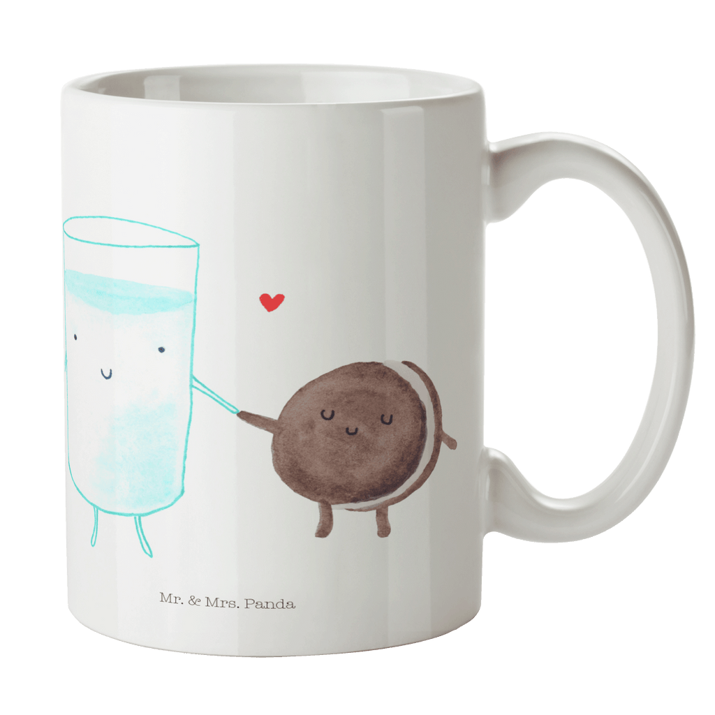 Tasse Milch & Keks Milk, Cookie, Milch, Keks, Kekse, Kaffee, Einladung Frühstück, Motiv süß, romantisch, perfektes Paar,  Becher, Kaffeetasse, Kaffeebecher, Tee, Frühstück, Büro  süße Tiermotive, gute Laune, lustige Sprüche, Tiere