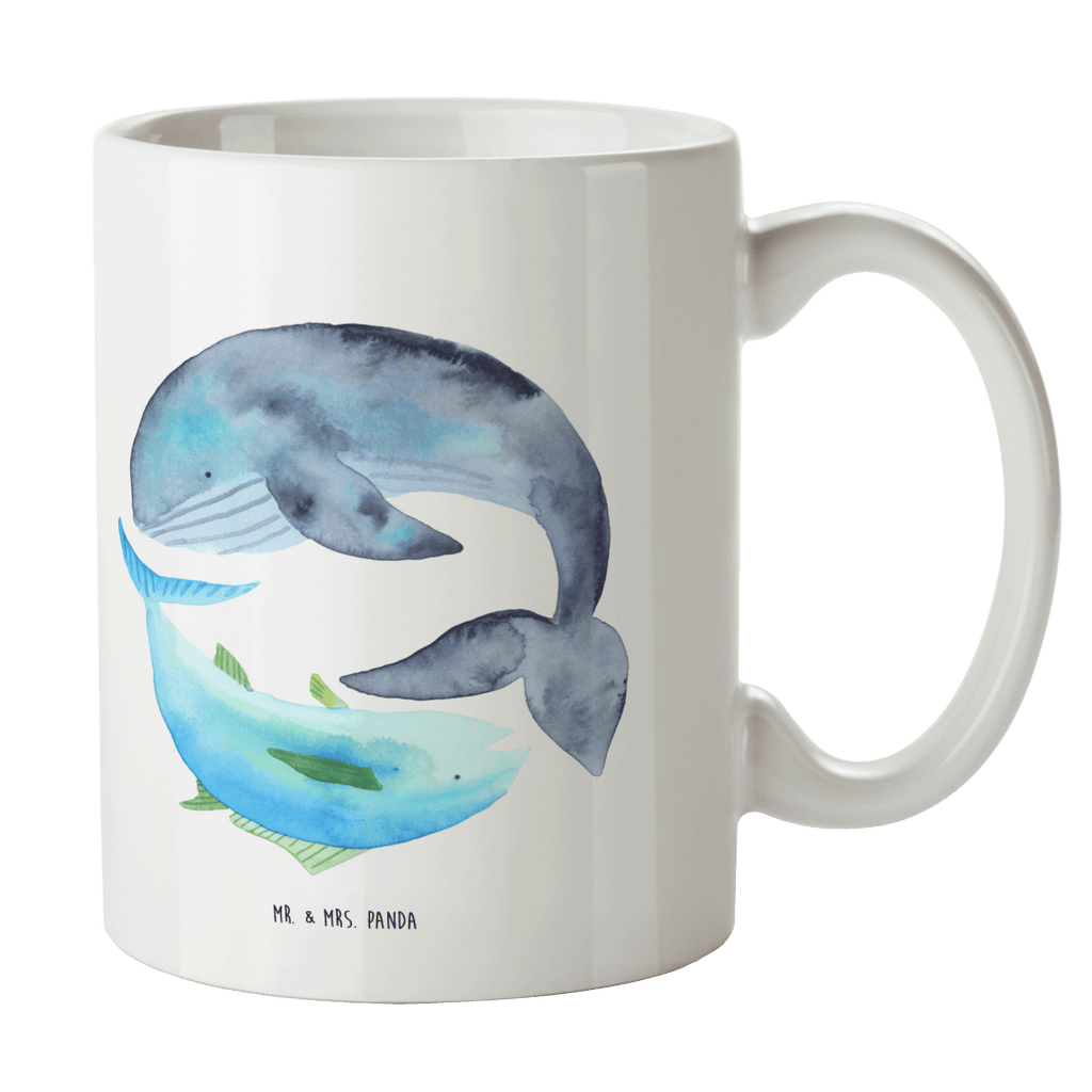 Tasse Walfisch & Thunfisch Wal, Wahl, Tunfisch, Wortwitz lustig, Spruch lustig, Flachwitz, Witz, Spruch des Tages, Flachwitz Geschenk   Becher, Kaffeetasse, Kaffeebecher, Tee, Frühstück, Büro  süße Tiermotive, gute Laune, lustige Sprüche, Tiere