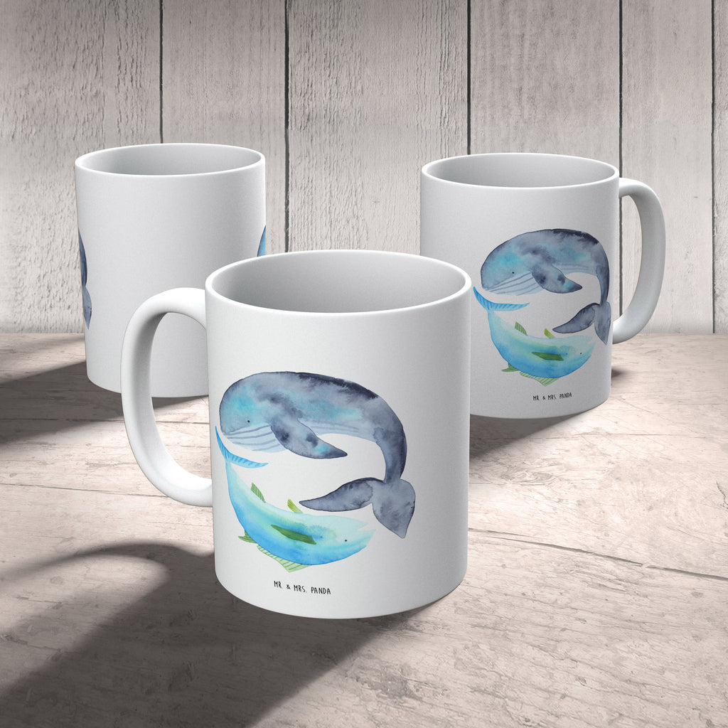 Tasse Walfisch & Thunfisch Wal, Wahl, Tunfisch, Wortwitz lustig, Spruch lustig, Flachwitz, Witz, Spruch des Tages, Flachwitz Geschenk   Becher, Kaffeetasse, Kaffeebecher, Tee, Frühstück, Büro  süße Tiermotive, gute Laune, lustige Sprüche, Tiere