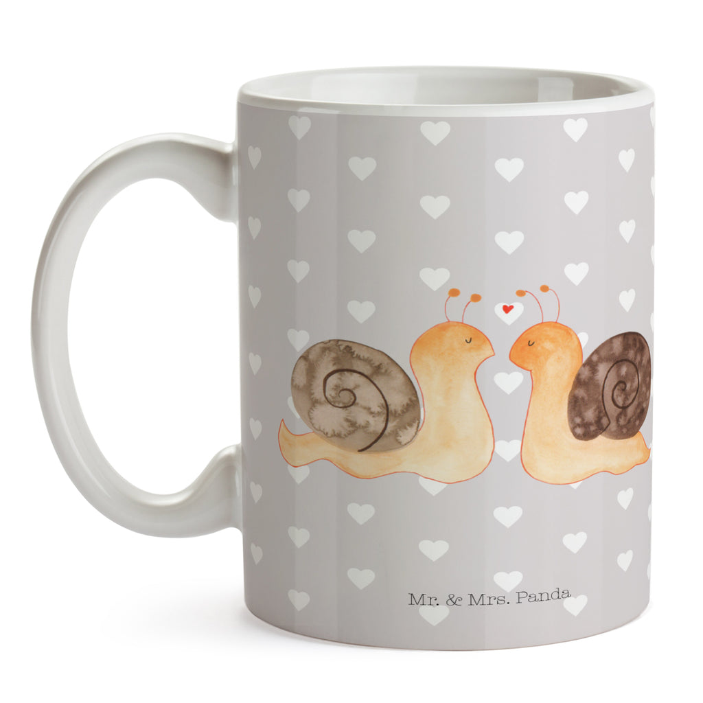 Tasse Schnecken Liebe Becher, Kaffeetasse, Kaffeebecher, Tee, Frühstück, Büro, Liebe, Partner, Freund, Freundin, Ehemann, Ehefrau, Heiraten, Verlobung, Heiratsantrag, Liebesgeschenk, Jahrestag, Hocheitstag