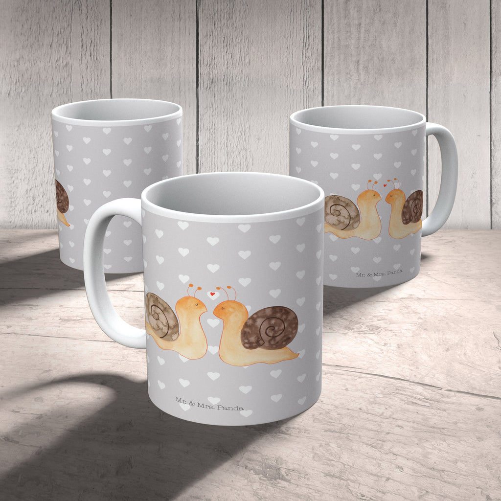 Tasse Schnecken Liebe Becher, Kaffeetasse, Kaffeebecher, Tee, Frühstück, Büro, Liebe, Partner, Freund, Freundin, Ehemann, Ehefrau, Heiraten, Verlobung, Heiratsantrag, Liebesgeschenk, Jahrestag, Hocheitstag