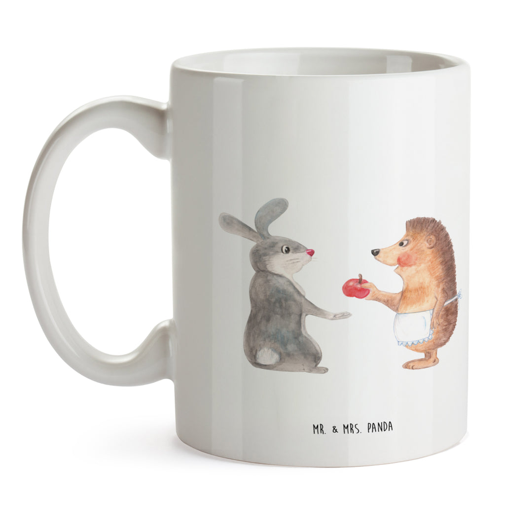 Tasse Liebe ist nie ohne Schmerz Igel und Hase, Igel, Hase, Liebe Spruch, Liebeskummer Geschenk, Herzschmerz, Trösten, Trennungsschmerz, Spruch romantisch Becher, Kaffeetasse, Kaffeebecher, Tee, Frühstück, Büro  süße Tiermotive, gute Laune, lustige Sprüche, Tiere