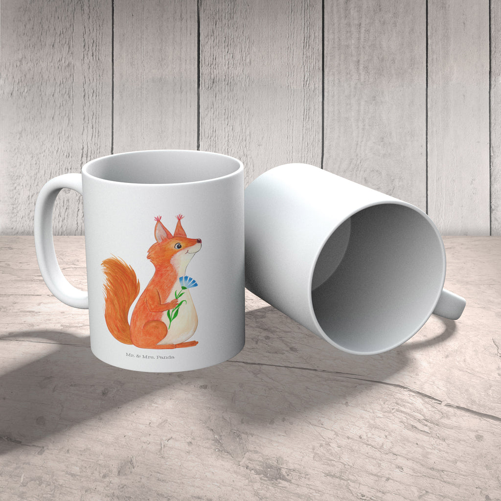 Tasse Eichhörnchen Blume Becher, Kaffeetasse, Kaffeebecher, Tee, Frühstück, Büro, süße Tiermotive, gute Laune, lustige Sprüche, Tiere, Eichhörnchen, Eichhorn, Spruch positiv, Lachen, Spaß, Motivation Sprüche, Motivation Bilder, glücklich Spruch, Spruch Deko