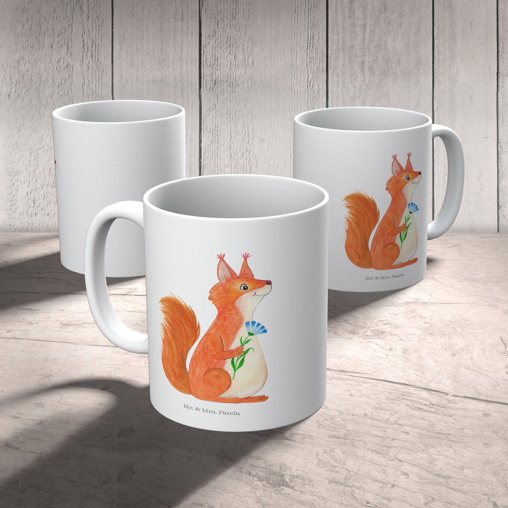 Tasse Eichhörnchen Blume Becher, Kaffeetasse, Kaffeebecher, Tee, Frühstück, Büro, süße Tiermotive, gute Laune, lustige Sprüche, Tiere, Eichhörnchen, Eichhorn, Spruch positiv, Lachen, Spaß, Motivation Sprüche, Motivation Bilder, glücklich Spruch, Spruch Deko