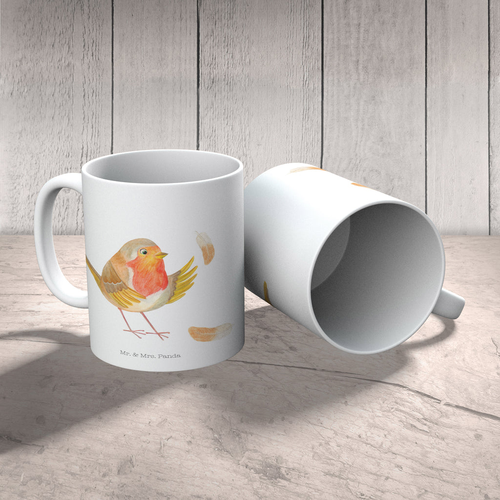 Tasse Rotkehlchen mit Federn What if i fall, Rotkehlchen, Spruch Motivation, Spruch Mut, Vogel, Motivation Sprüche, Motivationsbilder, fliegen  Becher, Kaffeetasse, Kaffeebecher, Tee, Frühstück, Büro  süße Tiermotive, gute Laune, lustige Sprüche, Tiere