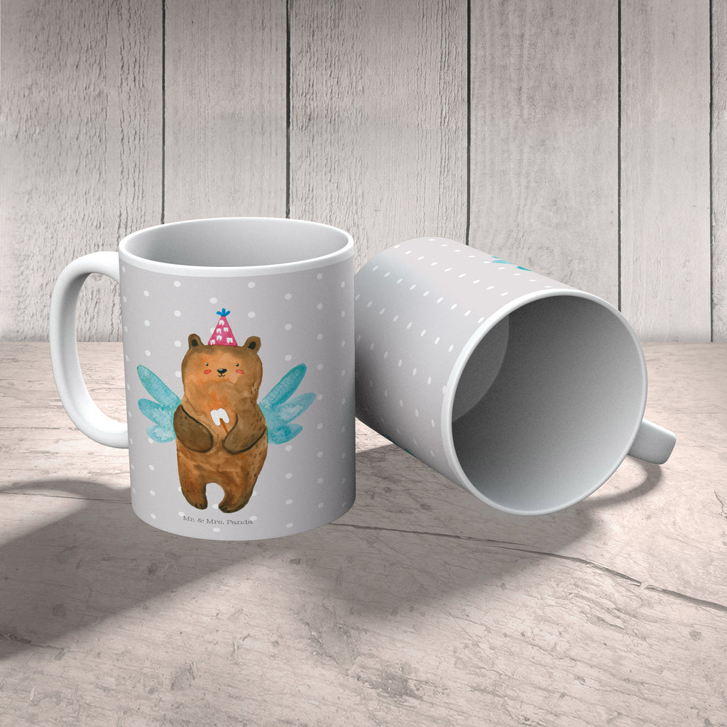 Tasse Zahnfee Bär Zahnfee, Fee, Milchzahn, Erster Zahn Becher, Kaffeetasse, Kaffeebecher, Tee, Frühstück, Büro  Bär, Teddy, Teddybär
