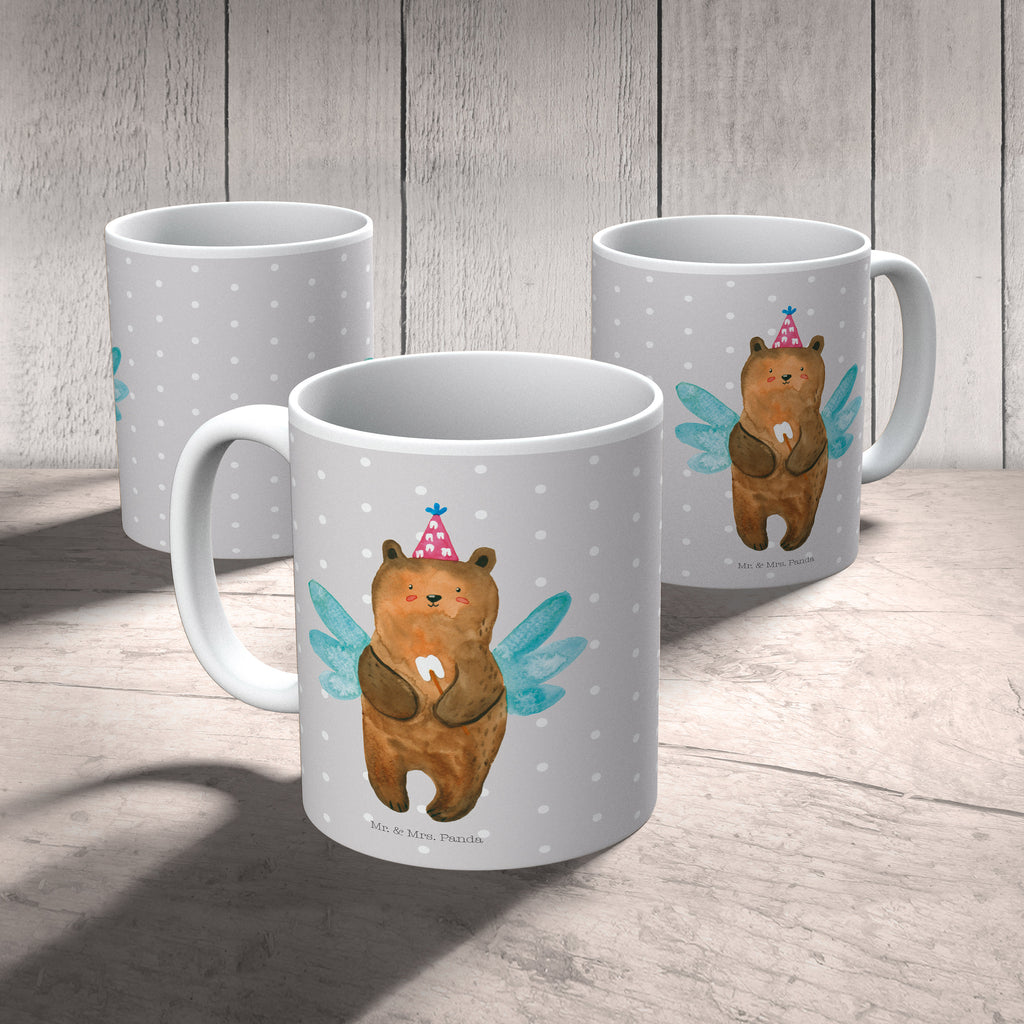Tasse Zahnfee Bär Zahnfee, Fee, Milchzahn, Erster Zahn Becher, Kaffeetasse, Kaffeebecher, Tee, Frühstück, Büro  Bär, Teddy, Teddybär