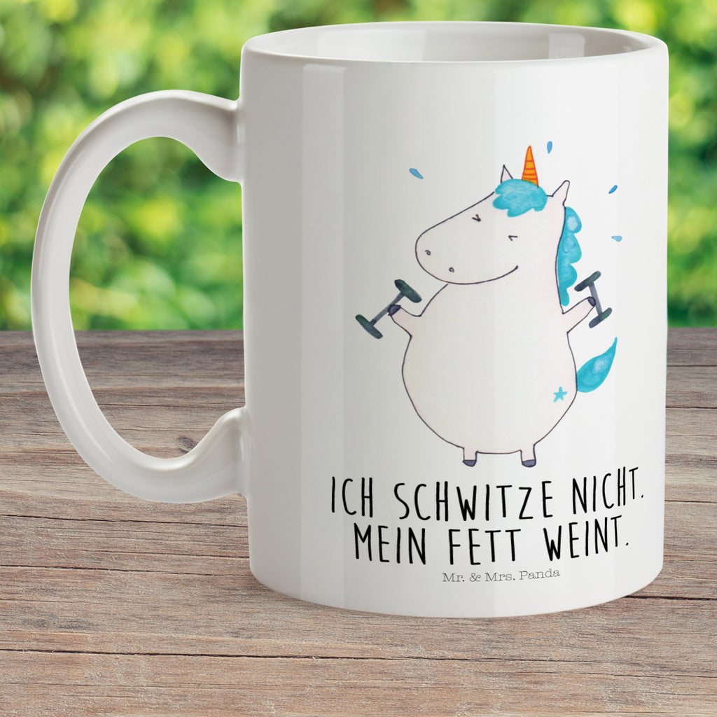Kindertasse Einhorn Fitness Kunststoff Tasse, Kindergarten, Tasse, Trinkbecher, Camping Becher, Kaffeetasse, Kunststoffbecher, Kindergartenbecher, Outdoorgeschirr, Kunststoffgeschirr, Reisebecher, Reisetasse, Kinderbecher, Einhorn, Einhörner, Einhorn Deko, Pegasus, Unicorn, Gym, Fitness, Fitnessstudio, Diät, Abnehmen, Sport, Pumpen, Geräte, Sixpack