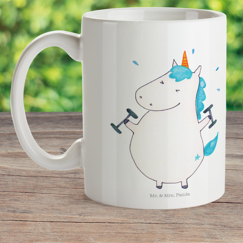 Kindertasse Einhorn Fitness Kunststoff Tasse, Kindergarten, Tasse, Trinkbecher, Camping Becher, Kaffeetasse, Kunststoffbecher, Kindergartenbecher, Outdoorgeschirr, Kunststoffgeschirr, Reisebecher, Reisetasse, Kinderbecher, Einhorn, Einhörner, Einhorn Deko, Pegasus, Unicorn, Gym, Fitness, Fitnessstudio, Diät, Abnehmen, Sport, Pumpen, Geräte, Sixpack