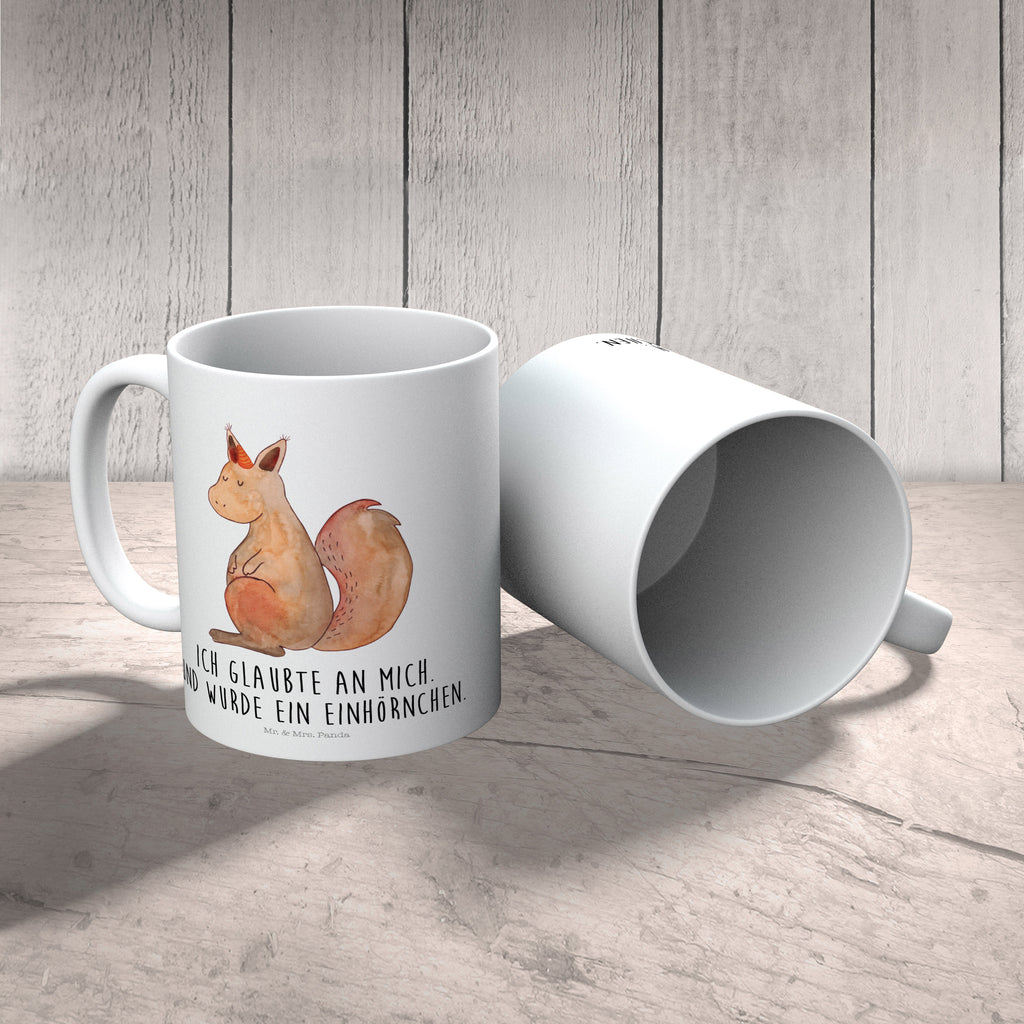 Kindertasse Einhörnchen Glaube Kunststoff Tasse, Kindergarten, Tasse, Trinkbecher, Camping Becher, Kaffeetasse, Kunststoffbecher, Kindergartenbecher, Outdoorgeschirr, Kunststoffgeschirr, Reisebecher, Reisetasse, Kinderbecher, Einhorn, Einhörner, Einhorn Deko, Pegasus, Unicorn, Einhörnchen, Eichhörnchen, Eichhorn