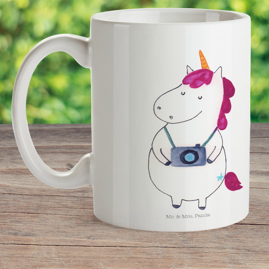 Kindertasse Einhorn Fotograf Kunststoff Tasse, Kindergarten, Tasse, Trinkbecher, Camping Becher, Kaffeetasse, Kunststoffbecher, Kindergartenbecher, Outdoorgeschirr, Kunststoffgeschirr, Reisebecher, Reisetasse, Kinderbecher, Einhorn, Einhörner, Einhorn Deko, Pegasus, Unicorn, Fotograf, Fotografie, Kamera, Reisen, Weltreise, Weltenbummler, Urlaub, Tourist, Kurztrip, Reise, Städtereise