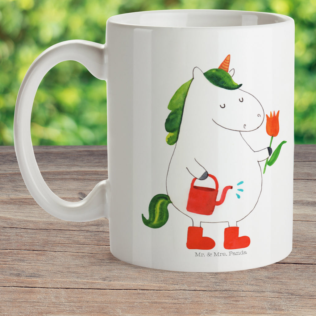 Kindertasse Einhorn Gärtner Kunststoff Tasse, Kindergarten, Tasse, Trinkbecher, Camping Becher, Kaffeetasse, Kunststoffbecher, Kindergartenbecher, Outdoorgeschirr, Kunststoffgeschirr, Reisebecher, Reisetasse, Kinderbecher, Einhorn, Einhörner, Einhorn Deko, Pegasus, Unicorn, Luftballon, Gießkanne, Giesskanne, Lebenslust, Freude, Blume, Freundin, Garten, Stiefel