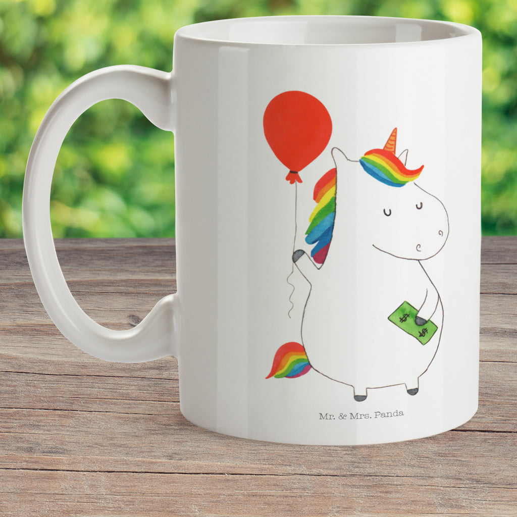 Kindertasse Einhorn Luftballon Kunststoff Tasse, Kindergarten, Tasse, Trinkbecher, Camping Becher, Kaffeetasse, Kunststoffbecher, Kindergartenbecher, Outdoorgeschirr, Kunststoffgeschirr, Reisebecher, Reisetasse, Kinderbecher, Einhorn, Einhörner, Einhorn Deko, Pegasus, Unicorn, Luftballon, Geld, Lebenslust, Freude, Geschenk, Freundin