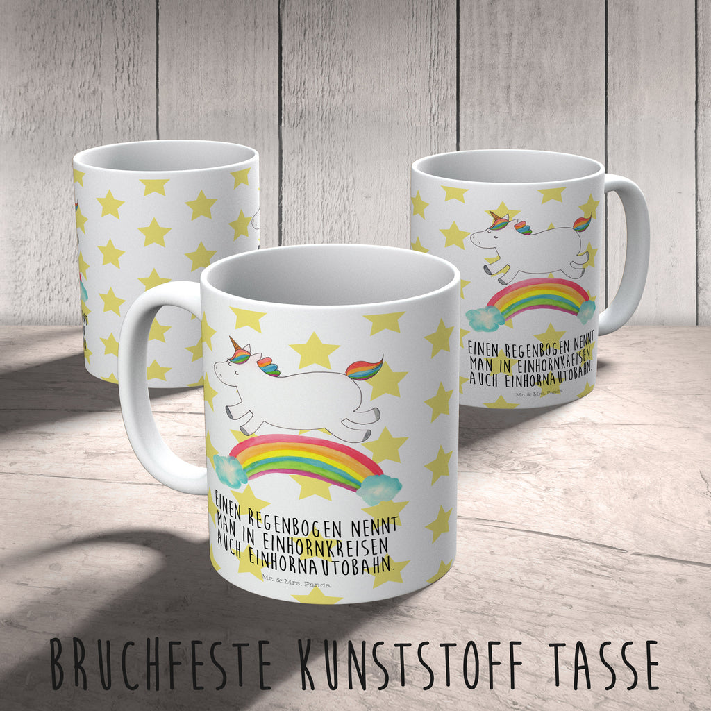Kindertasse Einhorn Regenbogen Kunststoff Tasse, Kindergarten, Tasse, Trinkbecher, Camping Becher, Kaffeetasse, Kunststoffbecher, Kindergartenbecher, Outdoorgeschirr, Kunststoffgeschirr, Reisebecher, Reisetasse, Kinderbecher, Einhorn, Einhörner, Einhorn Deko, Pegasus, Unicorn, Regenbogen, Glitzer, Einhornpower, Erwachsenwerden, Einhornautobahn