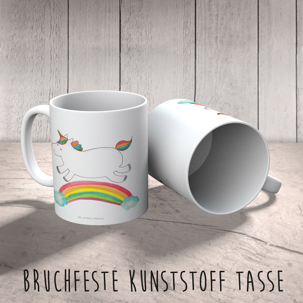 Kindertasse Einhorn Regenbogen Kunststoff Tasse, Kindergarten, Tasse, Trinkbecher, Camping Becher, Kaffeetasse, Kunststoffbecher, Kindergartenbecher, Outdoorgeschirr, Kunststoffgeschirr, Reisebecher, Reisetasse, Kinderbecher, Einhorn, Einhörner, Einhorn Deko, Pegasus, Unicorn, Regenbogen, Glitzer, Einhornpower, Erwachsenwerden, Einhornautobahn