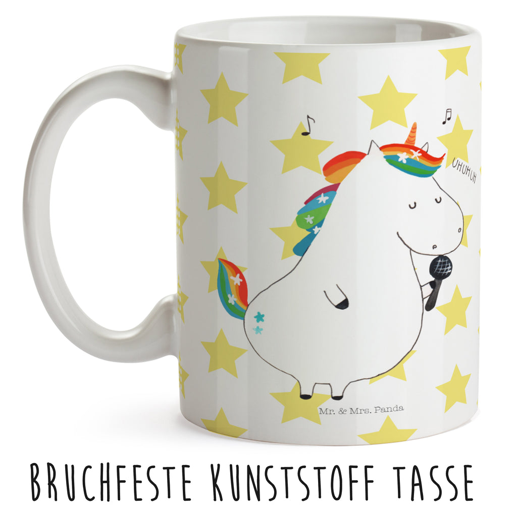 Kindertasse Einhorn Sänger Kunststoff Tasse, Kindergarten, Tasse, Trinkbecher, Camping Becher, Kaffeetasse, Kunststoffbecher, Kindergartenbecher, Outdoorgeschirr, Kunststoffgeschirr, Reisebecher, Reisetasse, Kinderbecher, Einhorn, Einhörner, Einhorn Deko, Pegasus, Unicorn, Glitzer, Konfetti, Party, Geburtstag, Feier, Fest, Disco, Sängerin, Sänger, Freundin