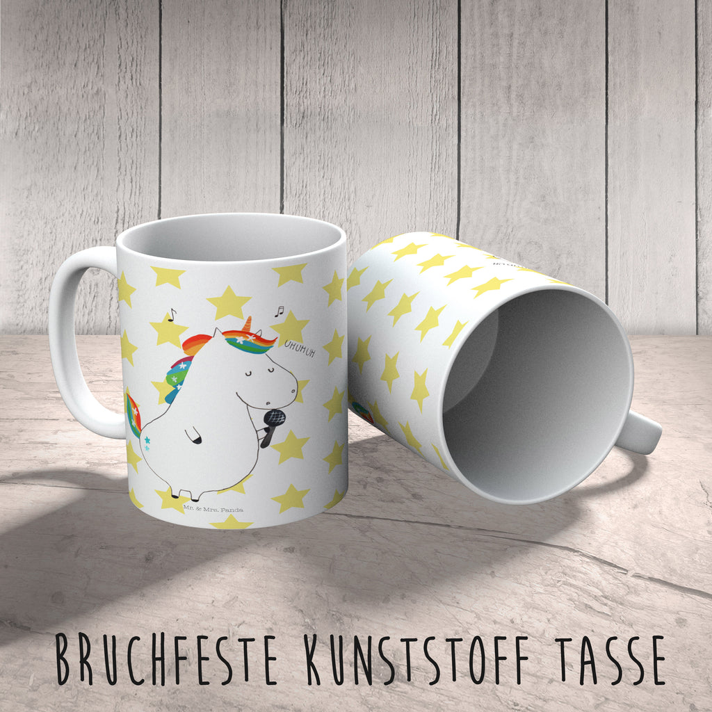 Kindertasse Einhorn Sänger Kunststoff Tasse, Kindergarten, Tasse, Trinkbecher, Camping Becher, Kaffeetasse, Kunststoffbecher, Kindergartenbecher, Outdoorgeschirr, Kunststoffgeschirr, Reisebecher, Reisetasse, Kinderbecher, Einhorn, Einhörner, Einhorn Deko, Pegasus, Unicorn, Glitzer, Konfetti, Party, Geburtstag, Feier, Fest, Disco, Sängerin, Sänger, Freundin