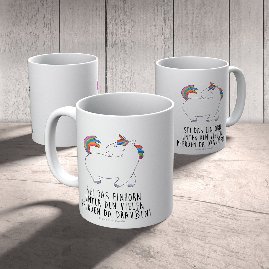 Kindertasse Einhorn stolzierend Kunststoff Tasse, Kindergarten, Tasse, Trinkbecher, Camping Becher, Kaffeetasse, Kunststoffbecher, Kindergartenbecher, Outdoorgeschirr, Kunststoffgeschirr, Reisebecher, Reisetasse, Kinderbecher, Einhorn, Einhörner, Einhorn Deko, Pegasus, Unicorn, stolz, anders, bunt, Pferd, Reiter, Reiten, Freundin, Geschenk