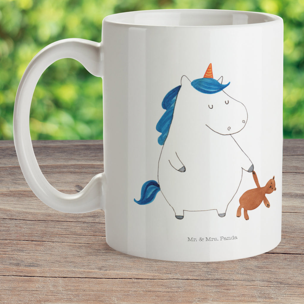 Kindertasse Einhorn Teddy Kunststoff Tasse, Kindergarten, Tasse, Trinkbecher, Camping Becher, Kaffeetasse, Kunststoffbecher, Kindergartenbecher, Outdoorgeschirr, Kunststoffgeschirr, Reisebecher, Reisetasse, Kinderbecher, Einhorn, Einhörner, Einhorn Deko, Pegasus, Unicorn, schlafen, gute Nacht, Single, Bett, Träumen, Freundin, Singleleben