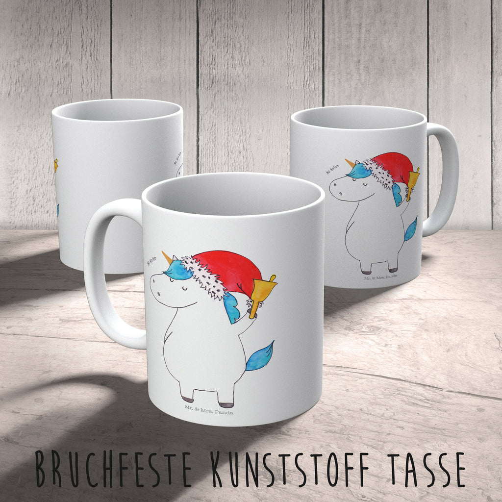 Kindertasse Einhorn Weihnachtsmann Kunststoff Tasse, Kindergarten, Tasse, Trinkbecher, Camping Becher, Kaffeetasse, Kunststoffbecher, Kindergartenbecher, Outdoorgeschirr, Kunststoffgeschirr, Reisebecher, Reisetasse, Kinderbecher, Einhorn, Einhörner, Einhorn Deko, Pegasus, Unicorn, Gin, Schokolade, Schoki, Weihnachten, Weihnachtsmann, Nikolaus, Wunschzettel, Wunschliste, Feenstaub