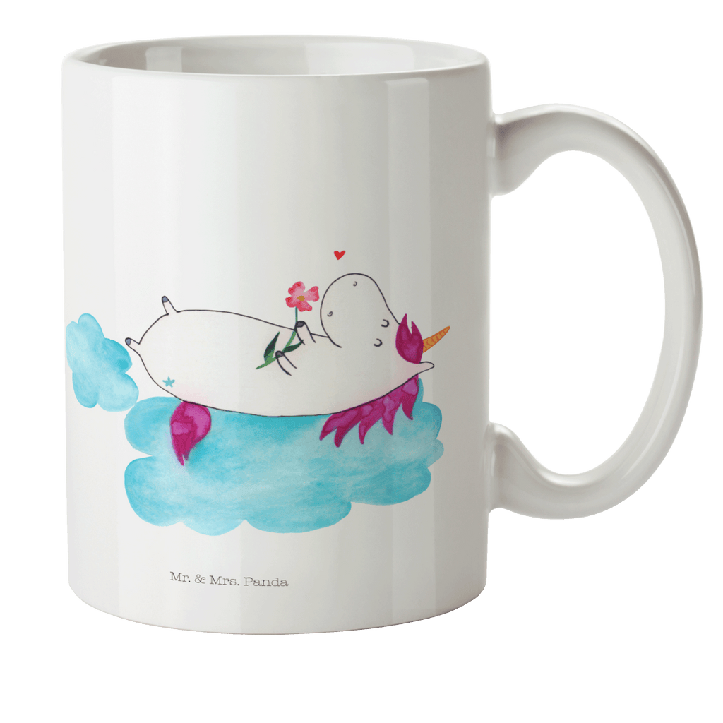Kindertasse Einhorn verliebt auf Wolke Kunststoff Tasse, Kindergarten, Tasse, Trinkbecher, Camping Becher, Kaffeetasse, Kunststoffbecher, Kindergartenbecher, Outdoorgeschirr, Kunststoffgeschirr, Reisebecher, Reisetasse, Kinderbecher, Einhorn, Einhörner, Einhorn Deko, Pegasus, Unicorn, verliebt, Liebe, Liebesbeweis, Freundin, Wolke