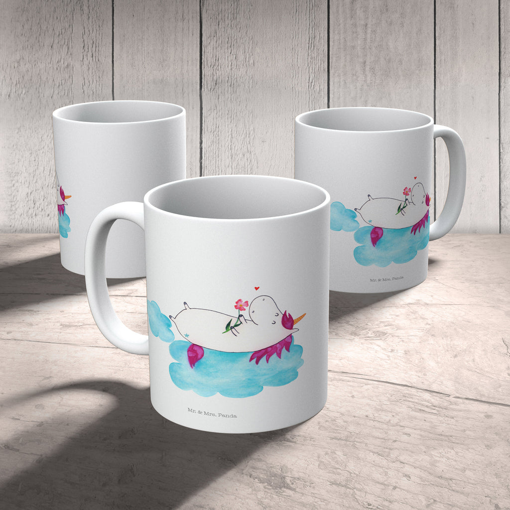 Kindertasse Einhorn verliebt auf Wolke Kunststoff Tasse, Kindergarten, Tasse, Trinkbecher, Camping Becher, Kaffeetasse, Kunststoffbecher, Kindergartenbecher, Outdoorgeschirr, Kunststoffgeschirr, Reisebecher, Reisetasse, Kinderbecher, Einhorn, Einhörner, Einhorn Deko, Pegasus, Unicorn, verliebt, Liebe, Liebesbeweis, Freundin, Wolke