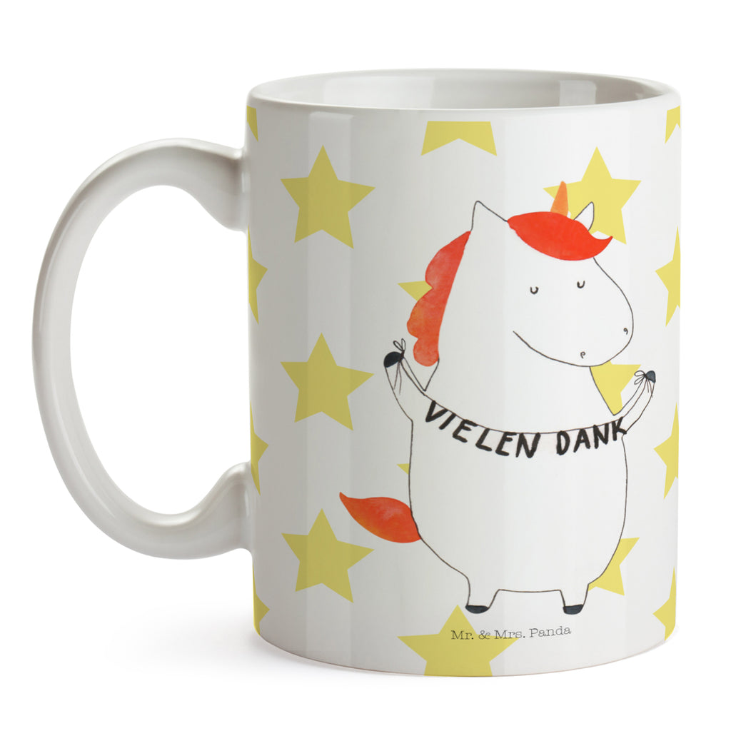 Tasse Einhorn Vielen Dank Danke, vielen Dank, Einhorn, Einhörner, Dankeschön, Danksagung, Becher, Kaffeetasse, Kaffeebecher, Tee, Frühstück, Büro  Einhorn, Einhörner, Einhorn Deko, Pegasus, Unicorn