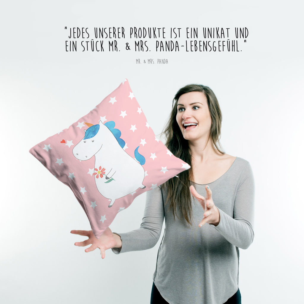 40x40 Kissen Einhorn Spaziergang Kissenhülle, Kopfkissen, Sofakissen, Dekokissen, Motivkissen, Einhorn, Einhörner, Einhorn Deko, Pegasus, Unicorn, Glitzer, Blumen, Spaziergang, Motivation, Gute Laune, Freude, Freundin, Mutter, Schwester