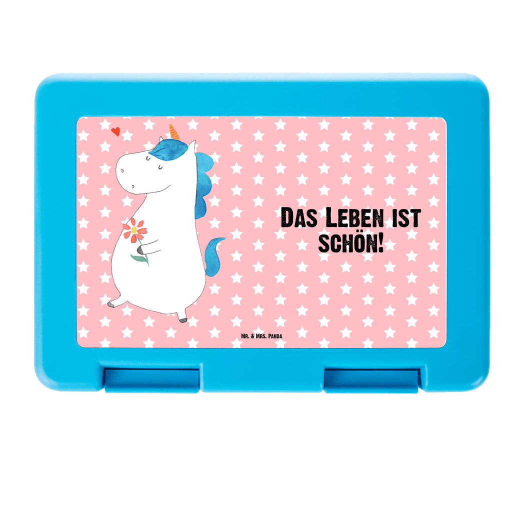 Brotdose Einhorn Spaziergang Brotbox, Snackbox, Lunch box, Butterbrotdose, Brotzeitbox, Einhorn, Einhörner, Einhorn Deko, Pegasus, Unicorn, Glitzer, Blumen, Spaziergang, Motivation, Gute Laune, Freude, Freundin, Mutter, Schwester