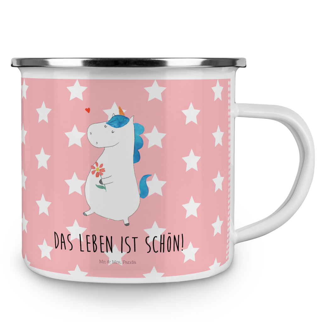 Camping Emaille Tasse Einhorn Spaziergang Campingtasse, Trinkbecher, Metalltasse, Outdoor Tasse, Emaille Trinkbecher, Blechtasse Outdoor, Emaille Campingbecher, Edelstahl Trinkbecher, Metalltasse für Camping, Kaffee Blechtasse, Camping Tasse Metall, Einhorn, Einhörner, Einhorn Deko, Pegasus, Unicorn, Glitzer, Blumen, Spaziergang, Motivation, Gute Laune, Freude, Freundin, Mutter, Schwester
