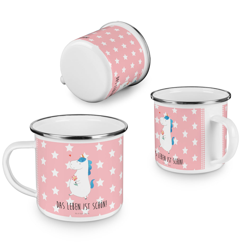 Camping Emaille Tasse Einhorn Spaziergang Campingtasse, Trinkbecher, Metalltasse, Outdoor Tasse, Emaille Trinkbecher, Blechtasse Outdoor, Emaille Campingbecher, Edelstahl Trinkbecher, Metalltasse für Camping, Kaffee Blechtasse, Camping Tasse Metall, Einhorn, Einhörner, Einhorn Deko, Pegasus, Unicorn, Glitzer, Blumen, Spaziergang, Motivation, Gute Laune, Freude, Freundin, Mutter, Schwester