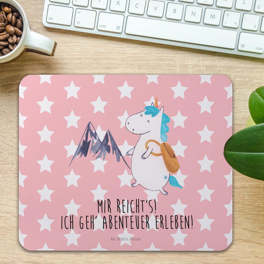 Mauspad Einhorn Bergsteiger Mousepad, Computer zubehör, Büroausstattung, PC Zubehör, Arbeitszimmer, Mauspad, Einzigartiges Mauspad, Designer Mauspad, Einhorn, Einhörner, Einhorn Deko, Pegasus, Unicorn, Bergsteiger, Abenteuer, Berge, Abenteurer, Weltenbummler, Weltreise, Reisen, Urlaub, Entdecker