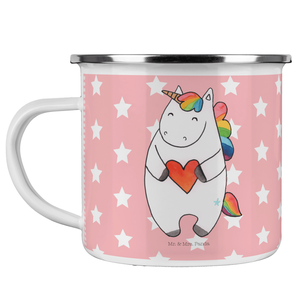 Camping Emaille Tasse Einhorn Herz Campingtasse, Trinkbecher, Metalltasse, Outdoor Tasse, Emaille Trinkbecher, Blechtasse Outdoor, Emaille Campingbecher, Edelstahl Trinkbecher, Metalltasse für Camping, Kaffee Blechtasse, Camping Tasse Metall, Einhorn, Einhörner, Einhorn Deko, Pegasus, Unicorn, Herz, schlimm, böse, witzig, lustig, Freundin, anders, bunt
